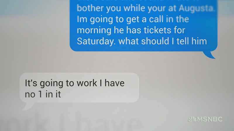 Calls me back and tells me in two days, everything's going to be alright