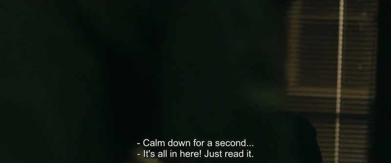 Calm down for a second... - It's all in here! Just read it