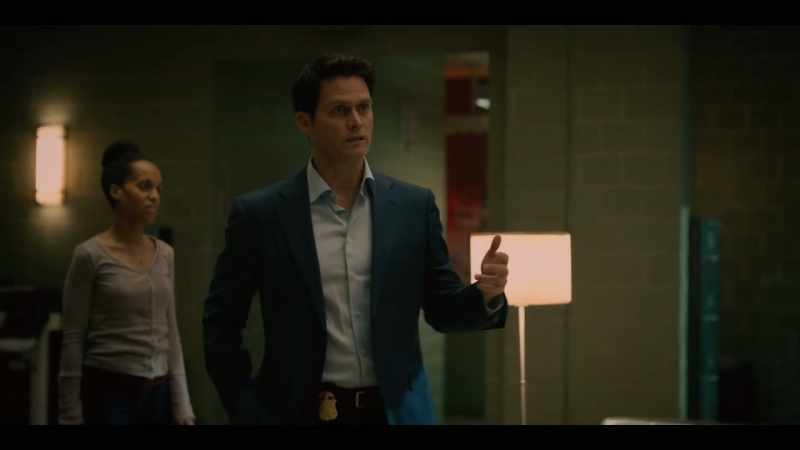 Calm down. I wanna talk to the GIU detective interrogating my son