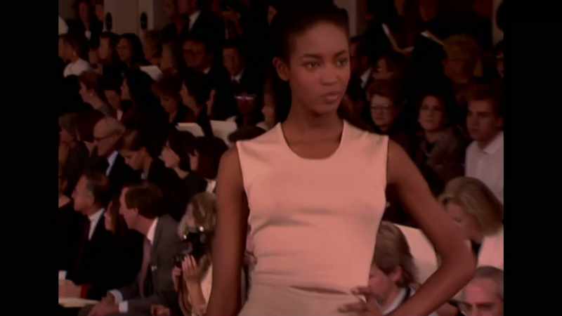 Calvin Klein experimented with silhouettes