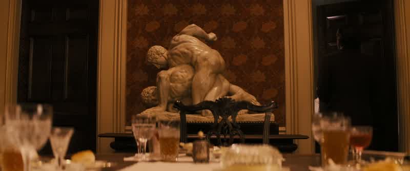 You may clear the dinner service