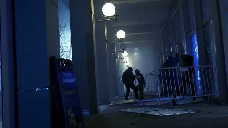 Campus locked down as more than 1,000 people rallied