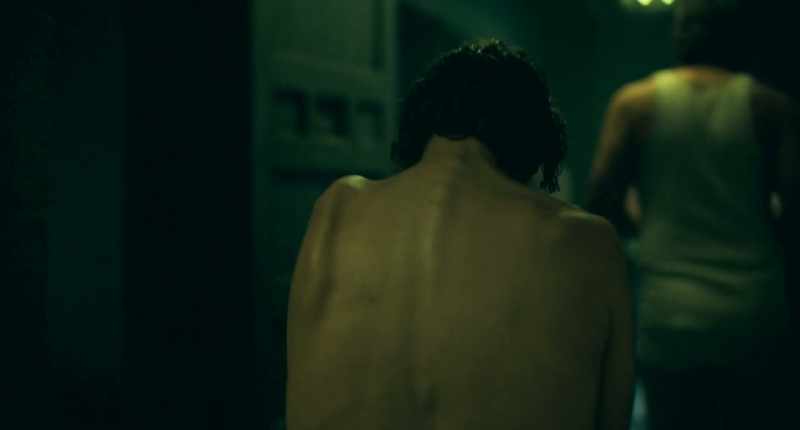 [can clattering] - [men grunting]