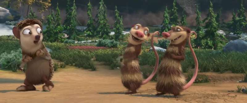 Can I ask you guys something How are you both so happydoesn't it weigh on you that the world might be endingCan I tell him our secret Come here come here we're very very stupidBut still you're not a