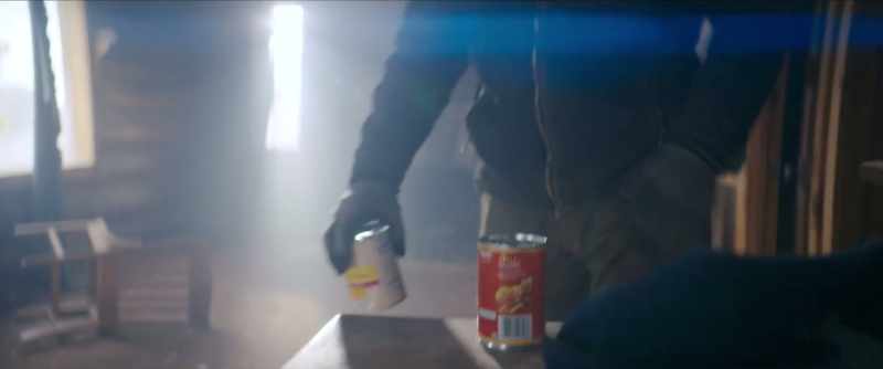 Can of chilli and a can of pineapples
