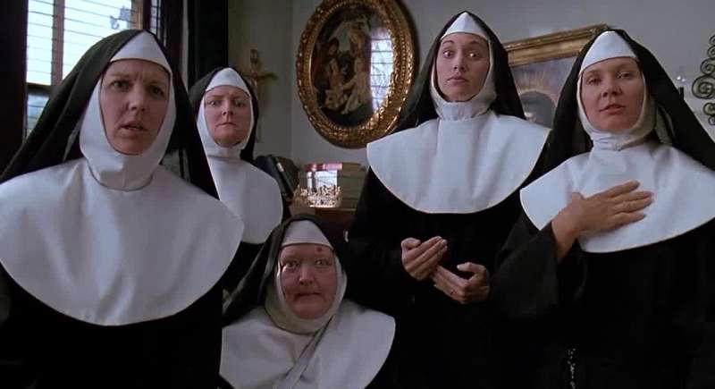 Can you quiet down Can you act like nuns