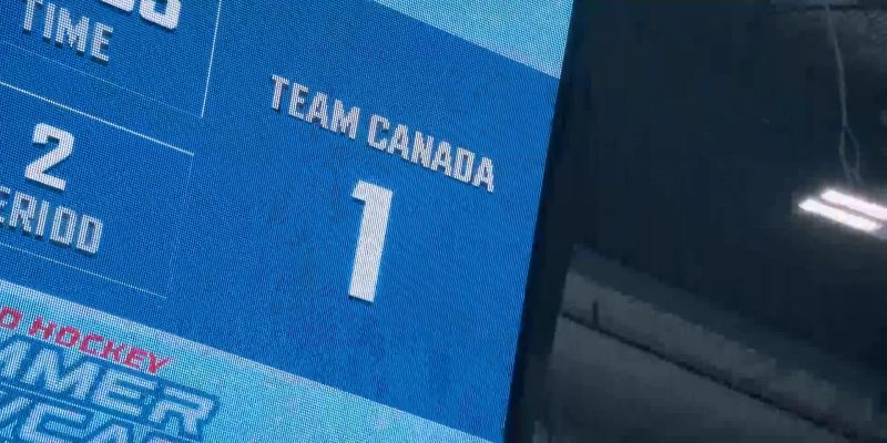 Canada finally gets one on the board. - Okay. It's okay