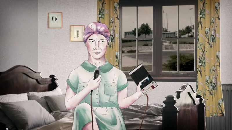 CANDI: He was talking into his tape recorder