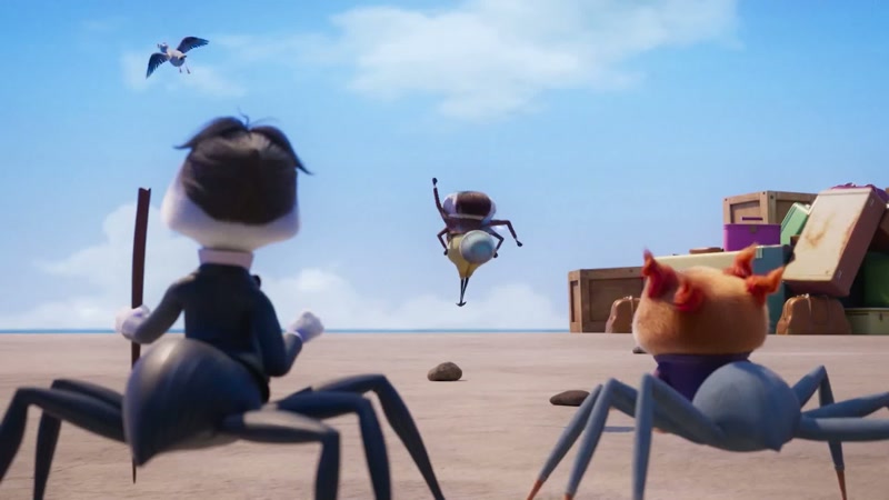 (cane buzzing)