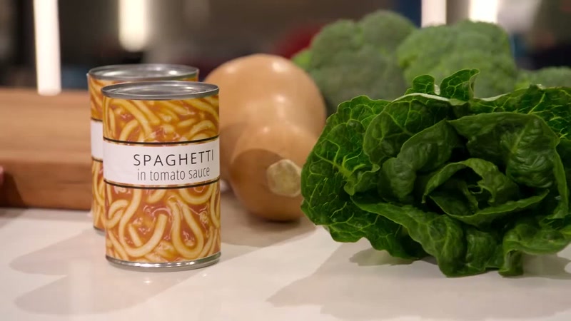 Canned spaghetti! If my Nonna was here