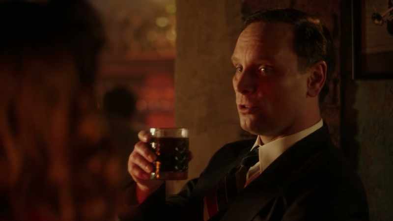 Can't we have one drink without you squeezing me for information? No