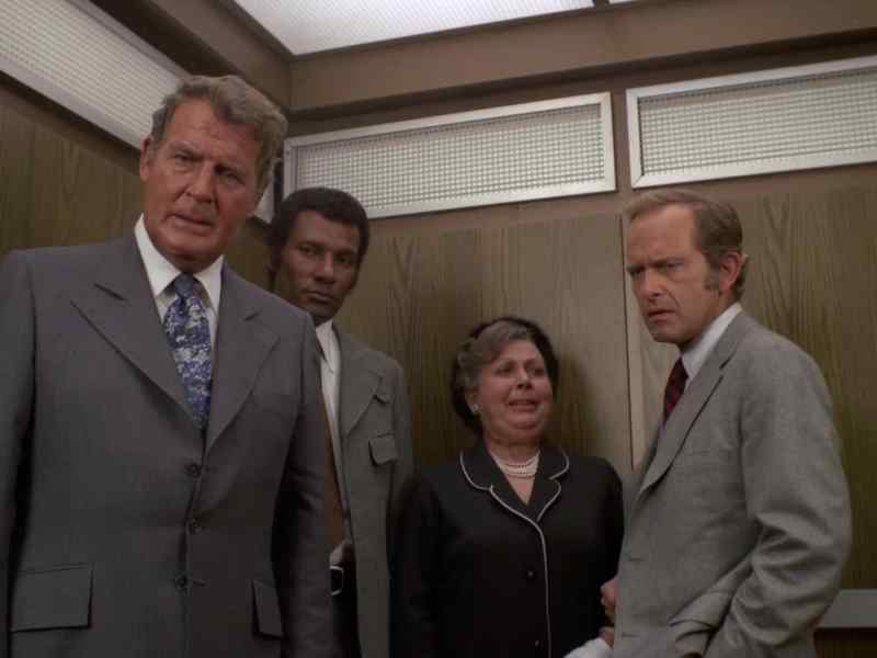 Can't one of you men get this elevator to go?