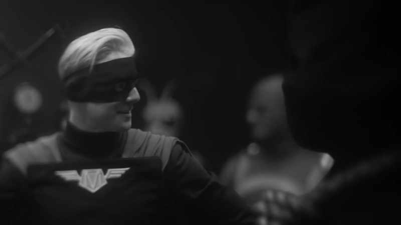 Captain Blond and his masquerade squad