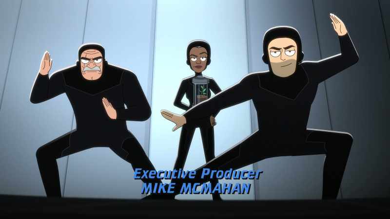 Captain Freeman, Shaxs, and myself