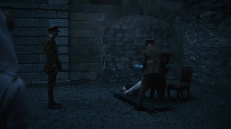 CAPTAIN HEATHCOTE: Sit the man down!