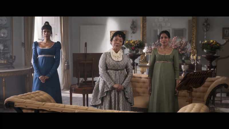 Captain Ossory, Mrs. Thistlewaite and Miss Thistlewaite