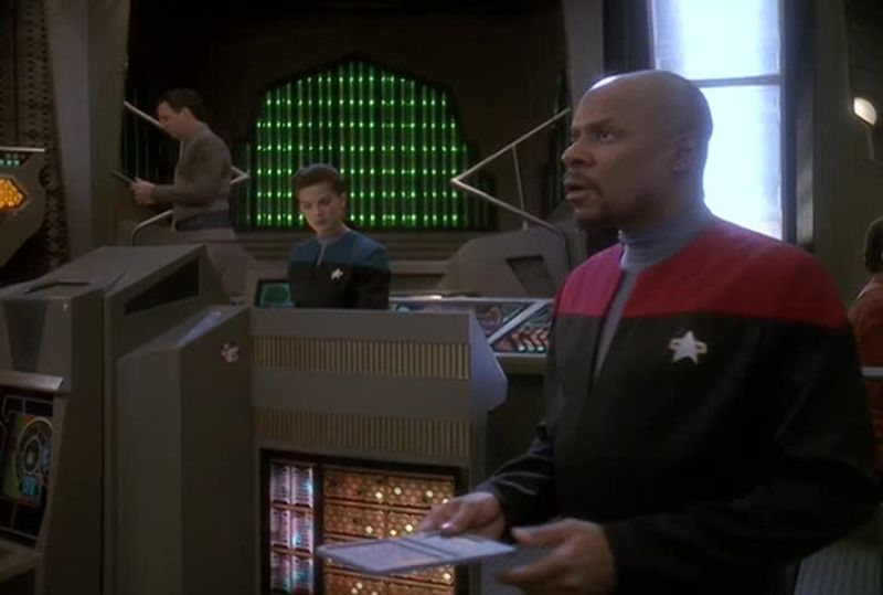 Captain, something's coming through the wormhole