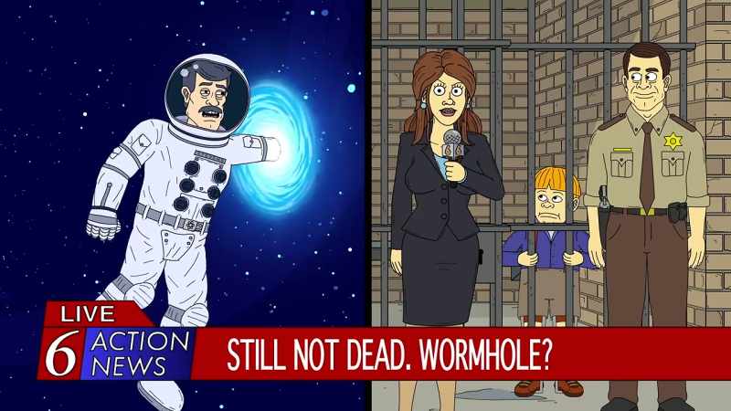 Captain, what exactly is a worm hole?