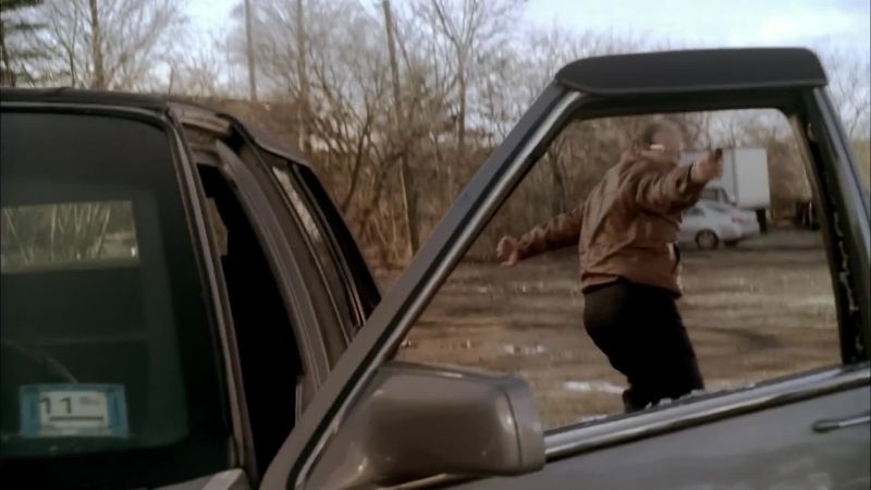 (CAR ALARM BLARING)