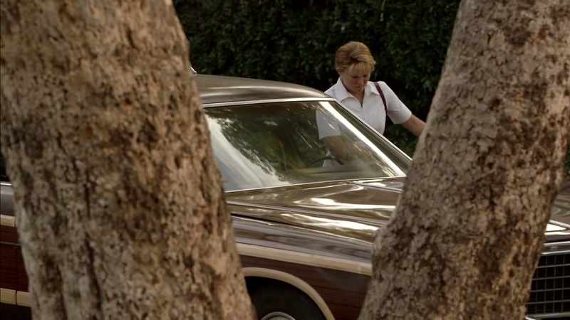 [ CAR DOOR CLOSES, ENGINE TURNS OVER ]