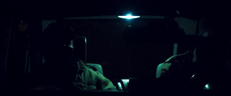 [car doors close]