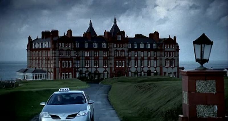 [car driving by]