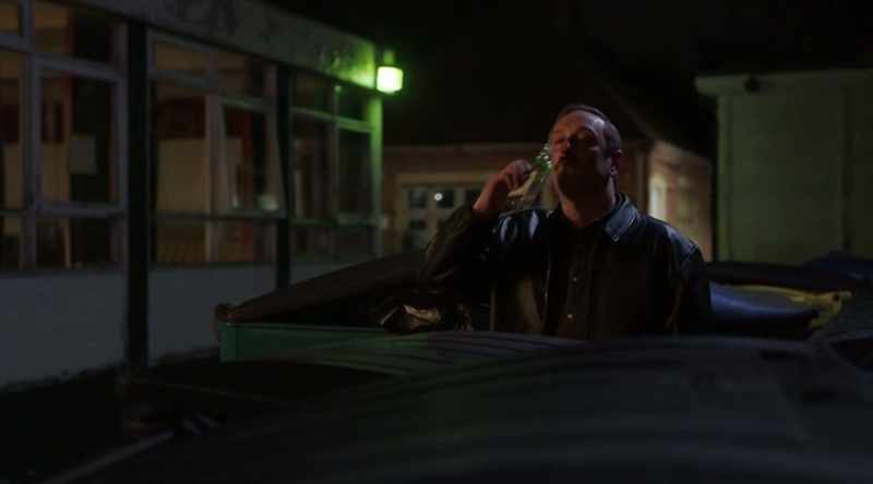 [Car engine revving]