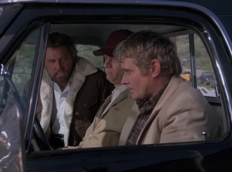 [car engine starting]