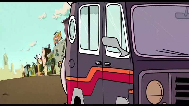 [car horn honks]