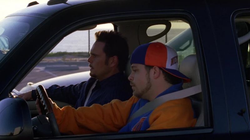 (CAR HORN HONKS) - (SIGHS)