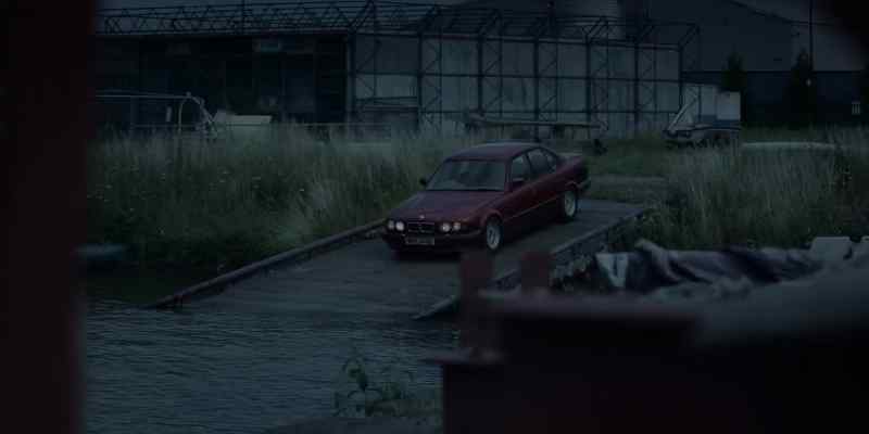 (Car speeds away)