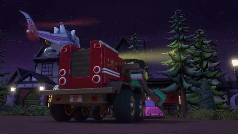 [car whimpers] -[Bolts] Uh…