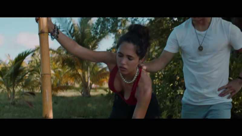 (Cara grunting) (machete tapping)