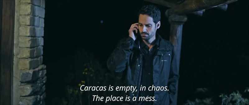 Caracas is empty in chaos. The place is a mess