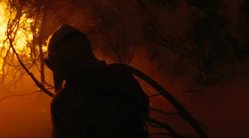 Careful with the embers, don't burn the hose!