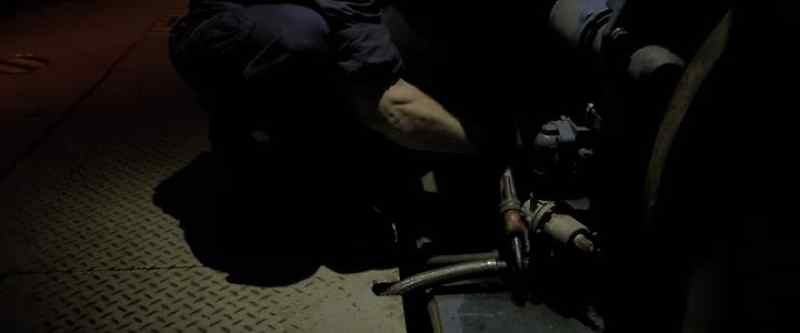 Careful with that wrench, son
