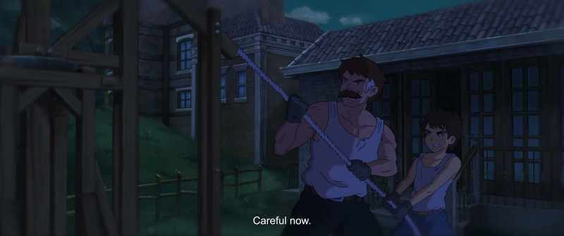 Careful! - Yes, daddy