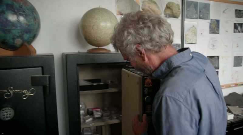 CARL: In this safe I have unknown meteorites