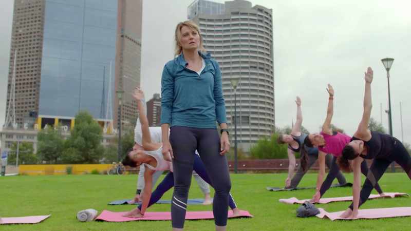 Cartwheel your hand to the mat