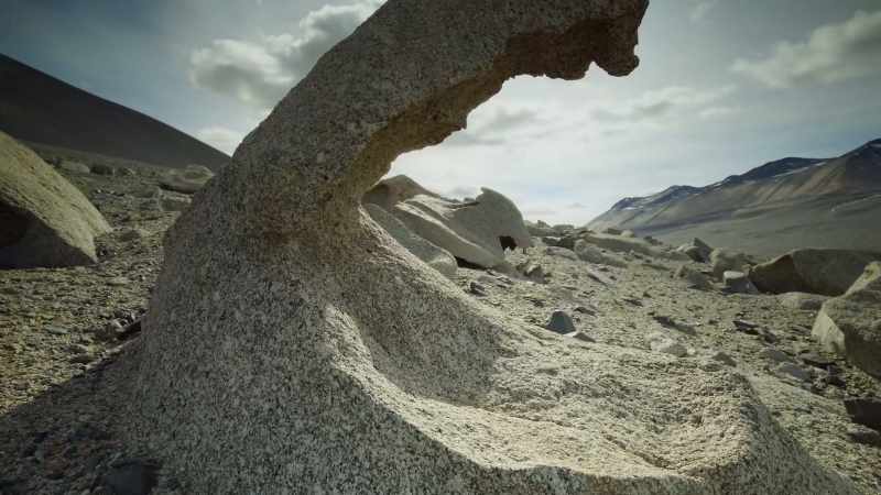 Carved by the wind