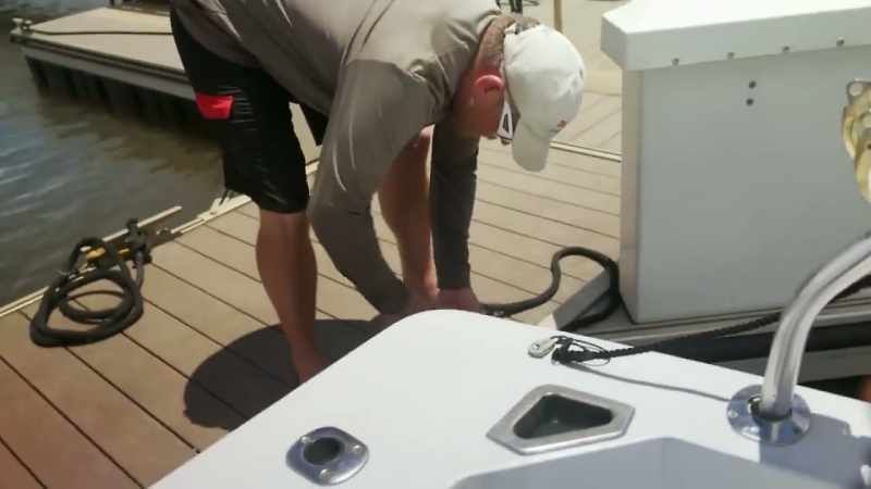 Casey taught me [indistinct] ropes up here fishing