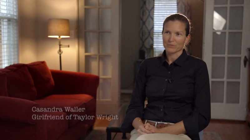 CASSANDRA WALLER: We met on an online dating app