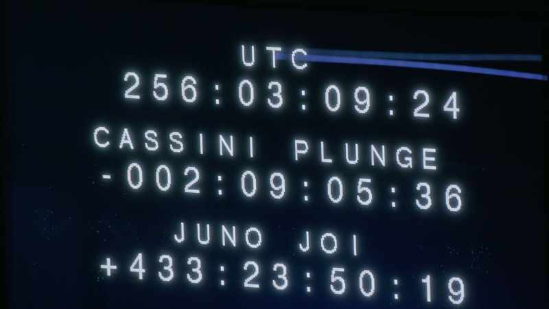 Cassini is so far away, it will take the message