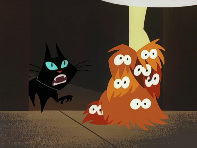 (CAT HISSING)