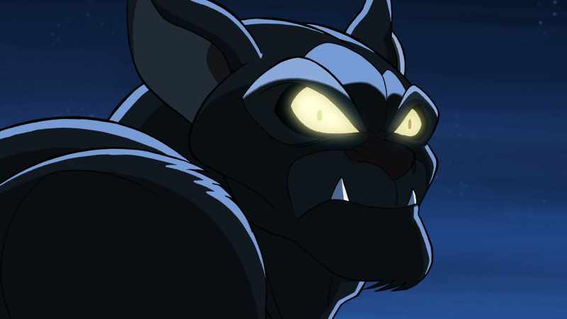 [CAT PERSON GROWLING]