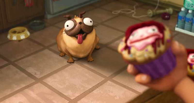 Catch a cupcake. Oh. -[yelps]