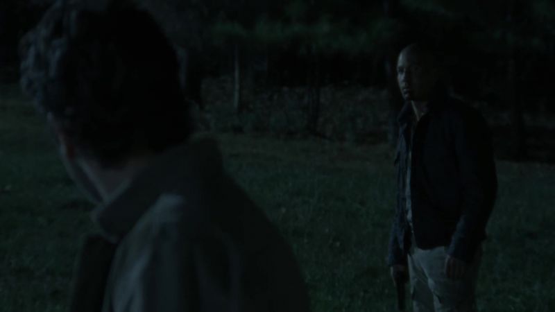 'Cause that door was shut when T-Dog rolled up