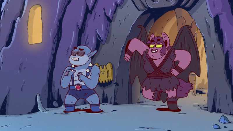 [cave bell rings] -Hey, Panthro, lookin' good