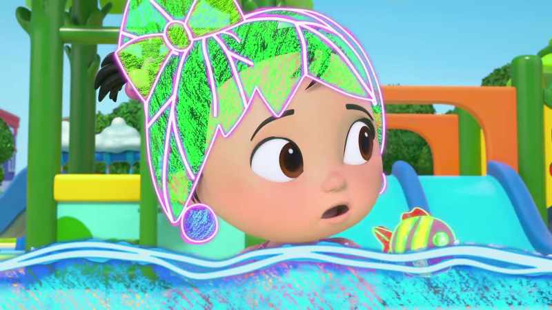 Cece, time to go to your swim lesson