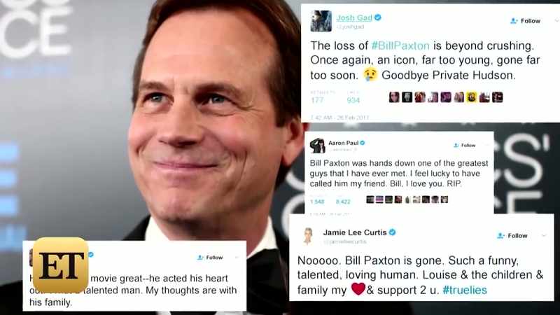Celebrities reacted quickly to the loss on Twitter